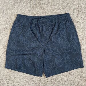 Chubbies Pineapple Shorts Mens XL 7" Inseam Lined Trunks